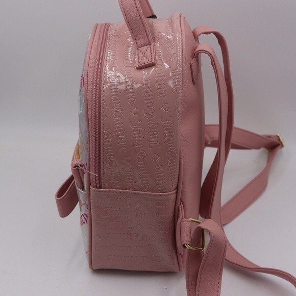 Juicy Couture Pink Holo Peek a Bow Mini Back Pack NWT